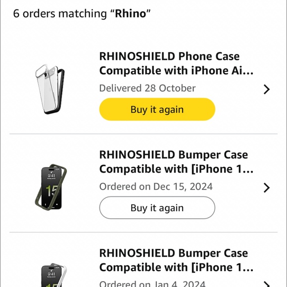 RHINOSHIELD Bumper Case Compatible with [iPhone 15 Pro] | CrashGuard - Shock Abs - Picture 5 of 9